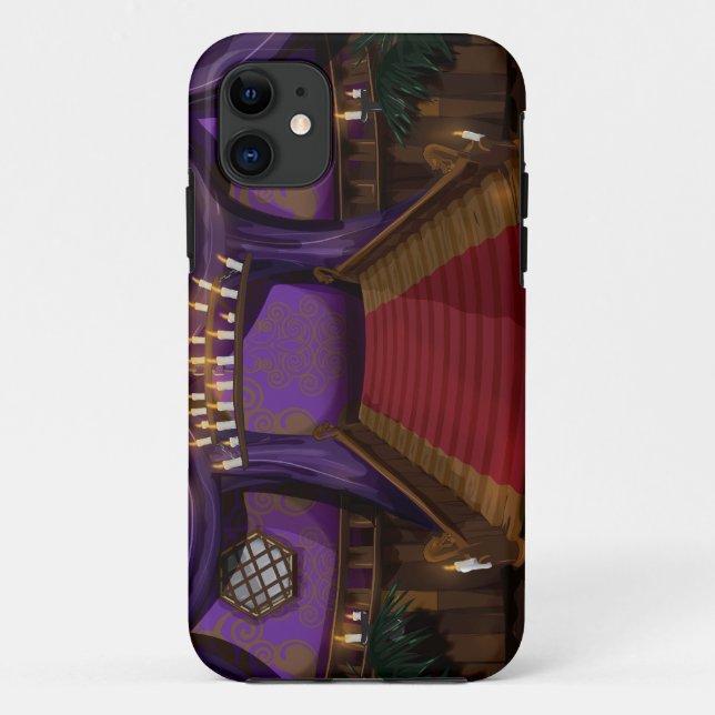 Funda De Case-Mate Para iPhone Escalera de la Mansión Crepústica (Reverso)