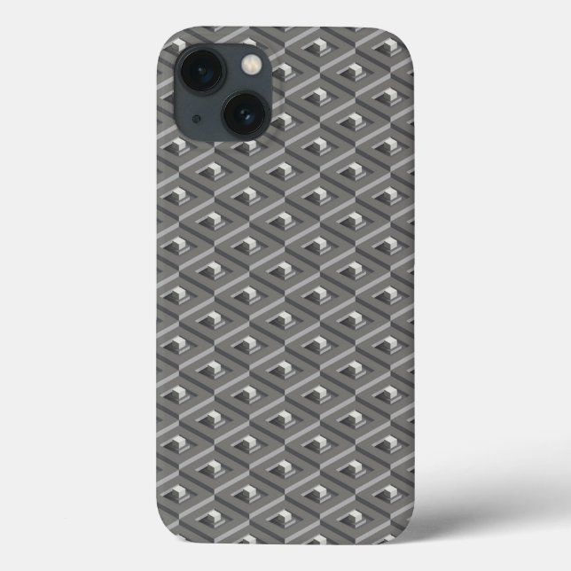 Funda De Case-Mate Para iPhone Escalera en patrón de escaleras (Reverso)