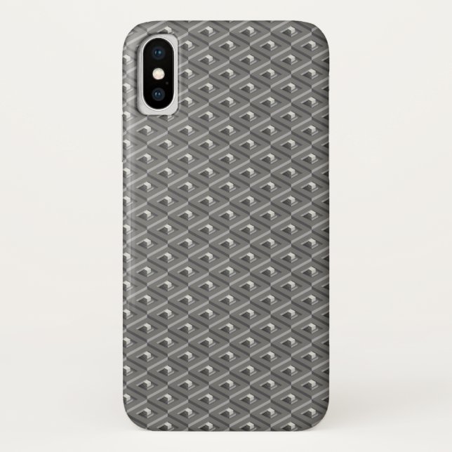 Funda De Case-Mate Para iPhone Escalera en patrón de escaleras (Reverso)