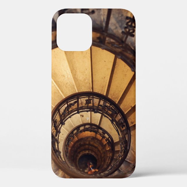 Funda De Case-Mate Para iPhone escaleras de circunvalación espiral escalera de ed (Reverso )