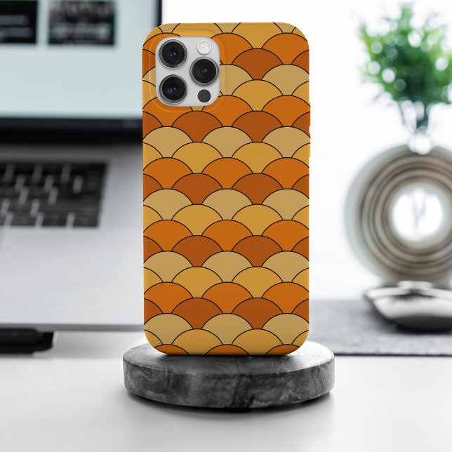 Funda De Case-Mate Para iPhone Escamas de dragón, abanicos, olas, Seigaiha, naran (Subido por el creador)