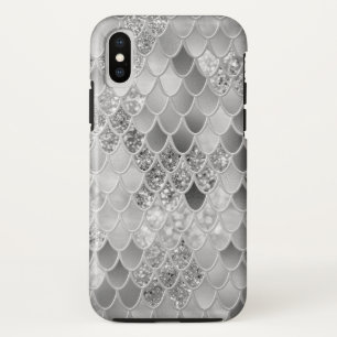 Funda Para iPhone X Escaparate de sirvienta Glam #16 (Purpurina falso)
