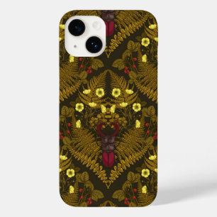 Funda Para iPhone 14 De Case-Mate Escarabajos Stag y helechos
