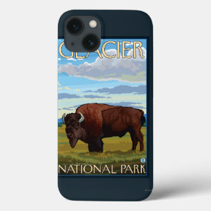title_seo2 Escena de Bison - Parque Nacional Glacier, MT