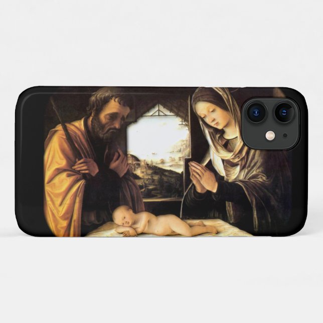 Funda De Case-Mate Para iPhone Escena de la Natividad para Navidades - Sagrada Fa (Reverso (horizontal))