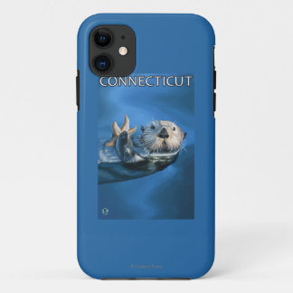 Funda Para iPhone 11 Escena de la nutria de ConnecticutSea