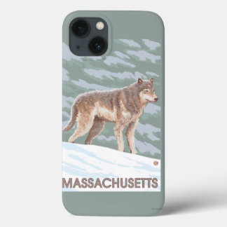 Funda Para iPhone 13 Escena de MassachusettsWolf