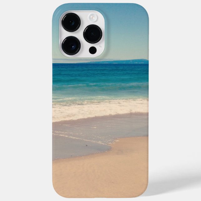 Funda De Case-Mate Para iPhone Escena de playa acuática (Reverso)