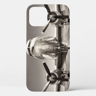 Funda Para iPhone 12 Escena De Vintage Airplane Runway