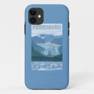 Funda Para iPhone 11 Escena del glaciar - Petersburgo, Alaska