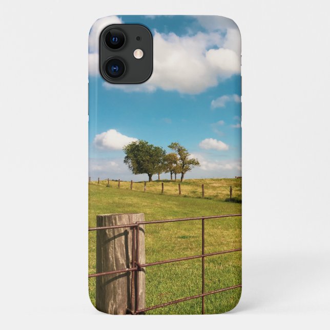 Funda De Case-Mate Para iPhone Escena del paisaje rural (Reverso)