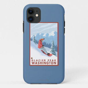 title_seo2 Escena del Snowboarder - pico del glaciar,