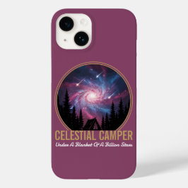 Funda Para iPhone 14 De Case-Mate Escena Nocturna de la Galaxia del Campista Celesti