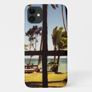 Funda Para iPhone 11 Escena tropical de Fiyi Beach iphcnm