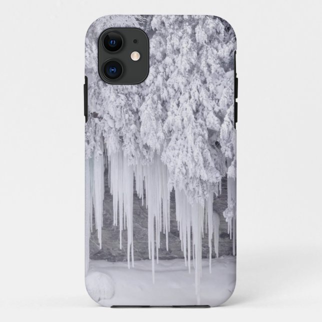 Funda De Case-Mate Para iPhone escenas de invierno-106 (Reverso)