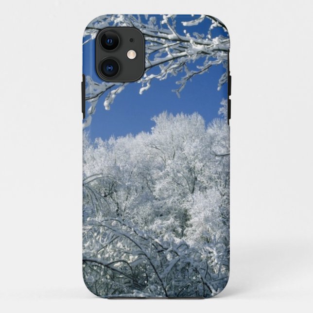 Funda De Case-Mate Para iPhone escenas de invierno-48 (Reverso)