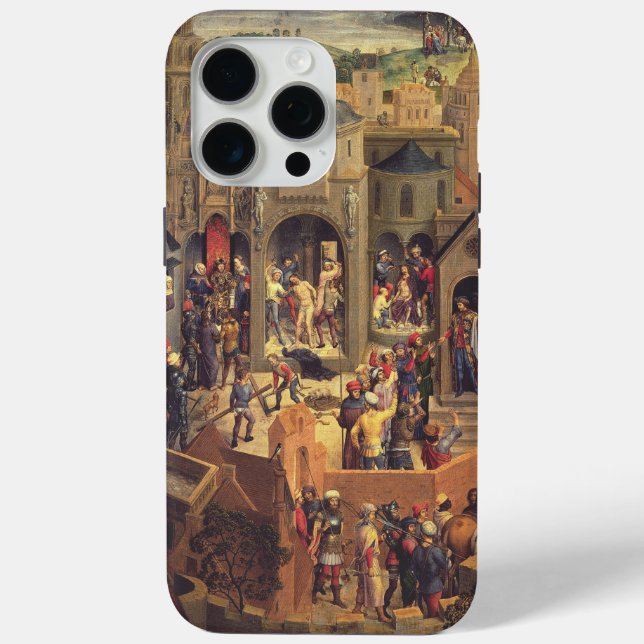 Funda De Case-Mate Para iPhone Escenas de la crucifixión de Cristo (Reverso )
