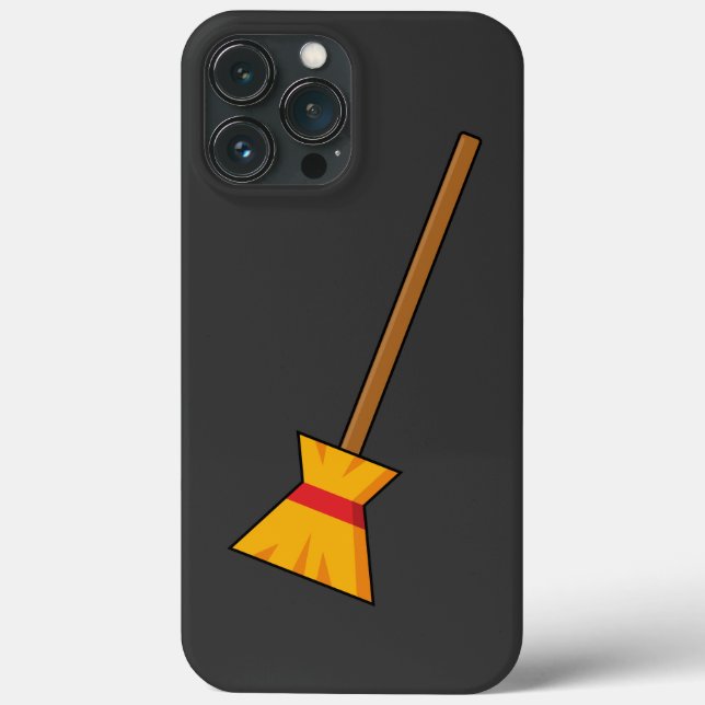 Funda De Case-Mate Para iPhone Escoba de Bruja (Reverso )
