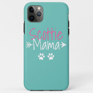 Funda Para iPhone 11 Pro Max Escocés Escocés Mama Graciosa Escocesa Terrier Mom