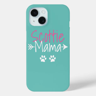 Funda Para iPhone 15 Escocés Escocés Mama Graciosa Escocesa Terrier Mom