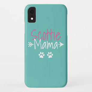 Funda Para iPhone XR Escocés Escocés Mama Graciosa Escocesa Terrier Mom