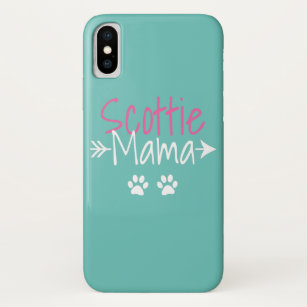 Funda Para iPhone X Escocés Escocés Mama Graciosa Escocesa Terrier Mom