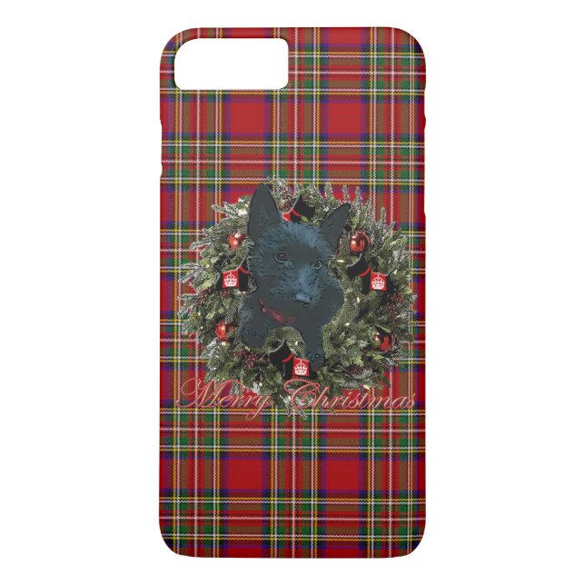 Funda De Case-Mate Para iPhone Escocia Feliz Navidad (Reverso)