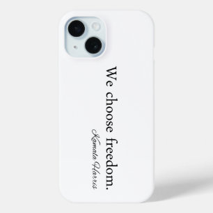 Funda Para iPhone 15 Escogemos Libertad Kamala Harris
