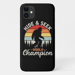 Funda Para iPhone 11 Esconder De Pie Grande Y Buscar Campeón Mundial
