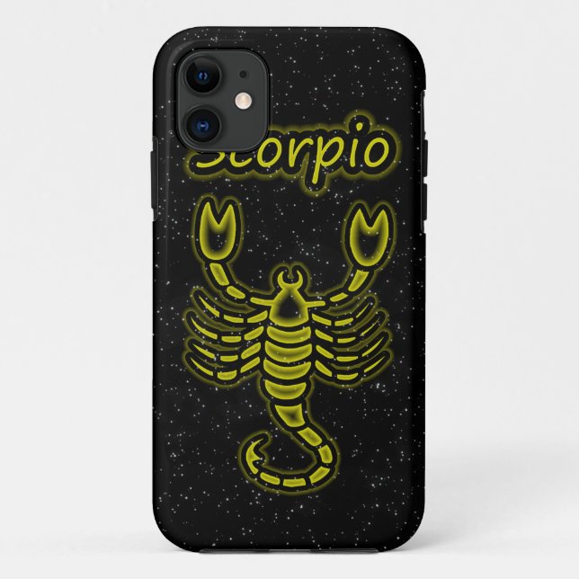 Funda De Case-Mate Para iPhone Escorpio brillante (Reverso)
