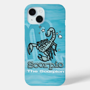 Funda Para iPhone 15 Escorpio El estuche ipad del signo del agua Escorp