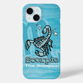 Funda Para iPhone 15 Escorpio El estuche ipad del signo del agua Escorp