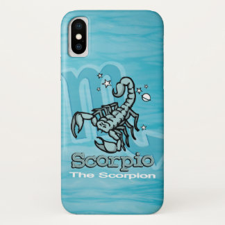 Funda Para iPhone X Escorpio El estuche iphone de signo de agua Escorp