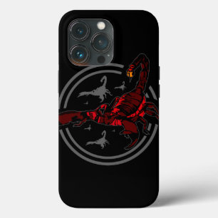 Funda Para iPhone 13 Pro Escorpión rojo
