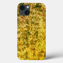 Funda Para iPhone 13 Escrates sobre un ojal ligeramente visto amarillo