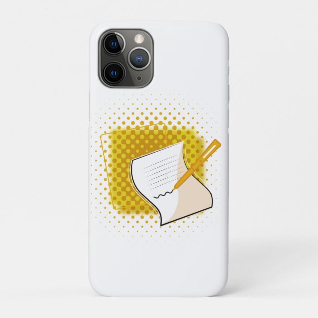 Funda De Case-Mate Para iPhone Escribiendo a Lover (Reverso)