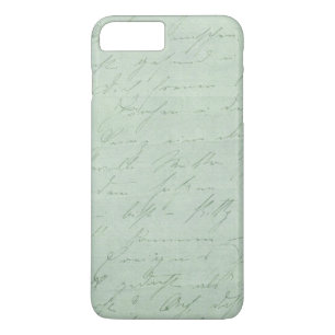 Funda Para iPhone 8 Plus/7 Plus Escritura a mano antigua letras de amor antigüedad