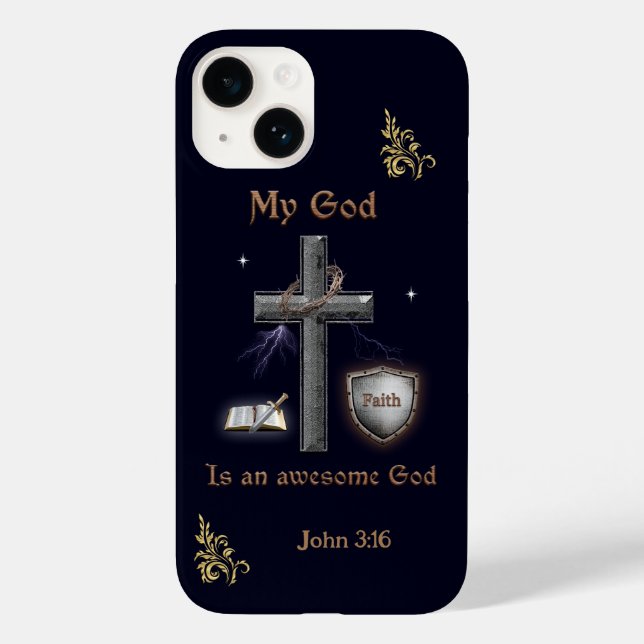 Funda De Case-Mate Para iPhone Escritura Bíblica (Reverso )