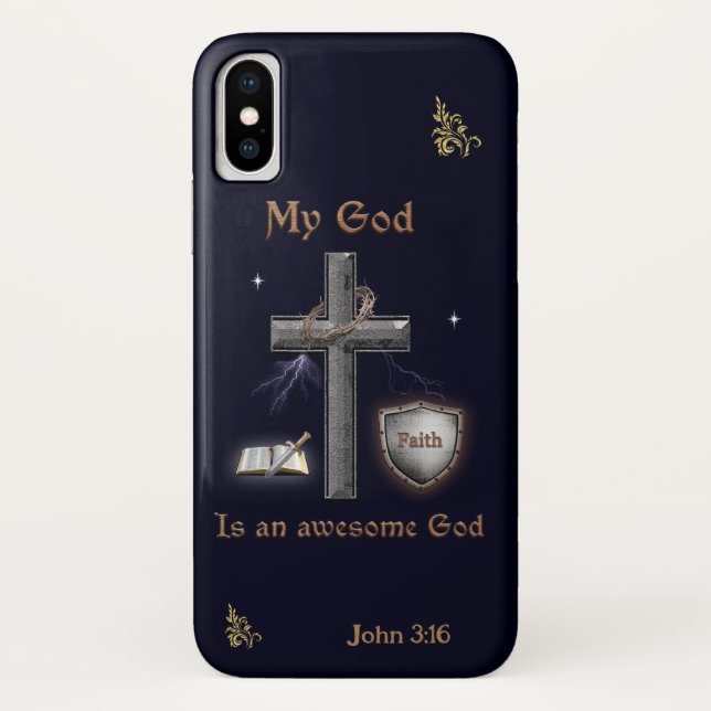 Funda De Case-Mate Para iPhone Escritura Bíblica (Reverso)