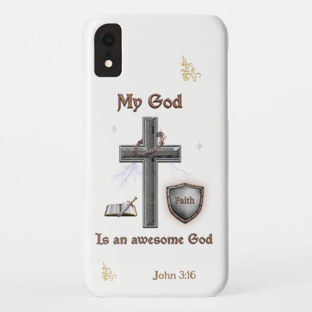 Funda De Case-Mate Para iPhone Escritura Bíblica (Reverso)