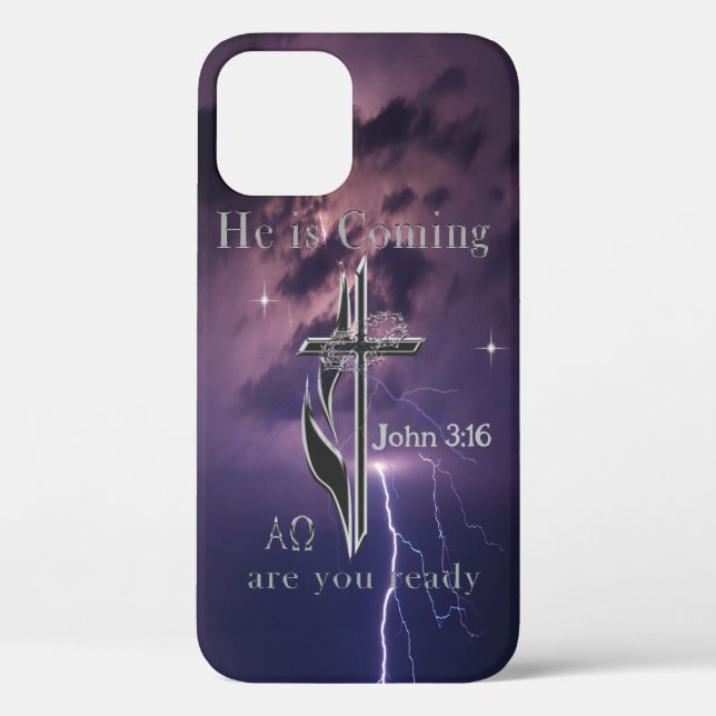 Funda De Case-Mate Para iPhone Escritura bíblica Juan 3:16 (Reverso )