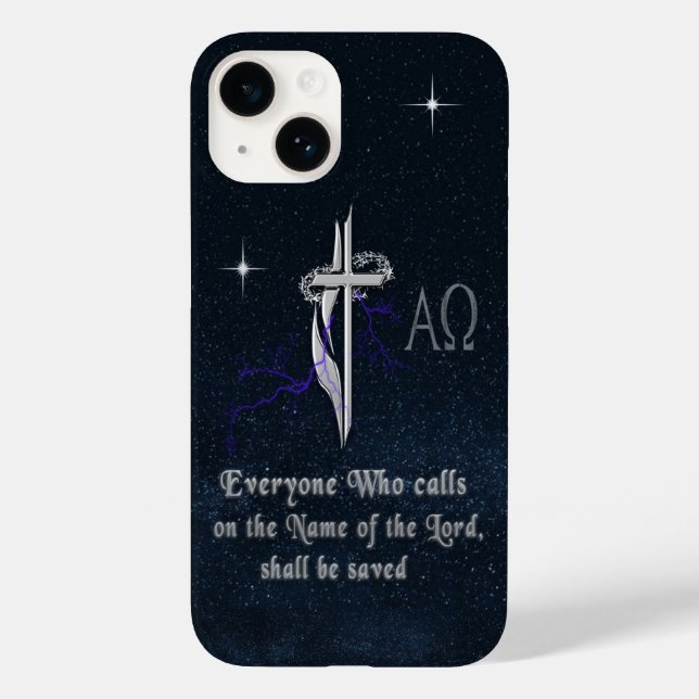 Funda De Case-Mate Para iPhone Escritura cristiana (Reverso )