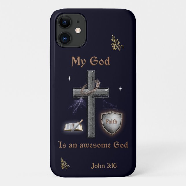 Funda De Case-Mate Para iPhone Escritura de la Biblia (Reverso)