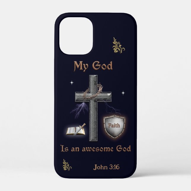 Funda De Case-Mate Para iPhone Escritura de la Biblia (Reverso )