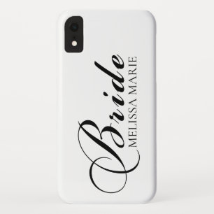 Funda Para iPhone XR Escritura de la caligrafía de la novia