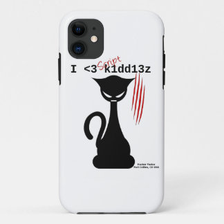 Funda Para iPhone 11 Escritura I <3 K1dd13z