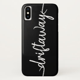 Funda Para iPhone X escritura náutica DRIFT AWAY