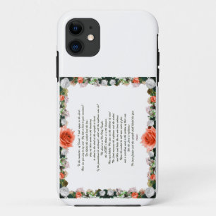 Funda Para iPhone 11 Escritura, Salmo 11, Botánico