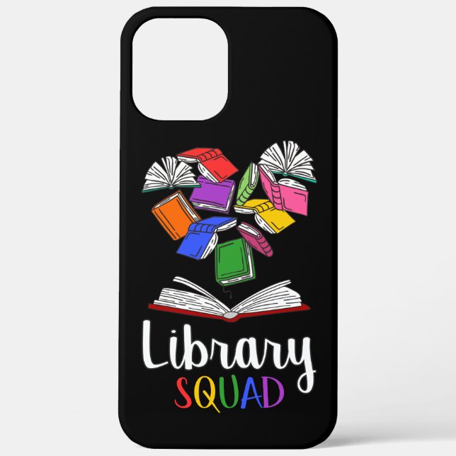 Funda De Case-Mate Para iPhone Escuadrón de biblioteca I (Reverso )