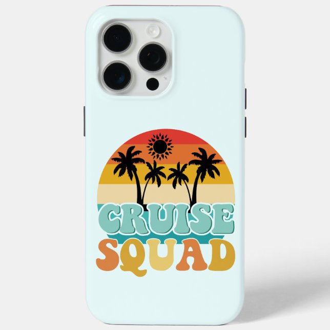 Funda De Case-Mate Para iPhone Escuadrón de cruceros (Reverso )